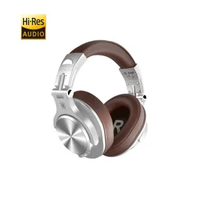 OneOdio® A70 Bluetooth & Wired Headphones, Critically Acclaimed（Silver)