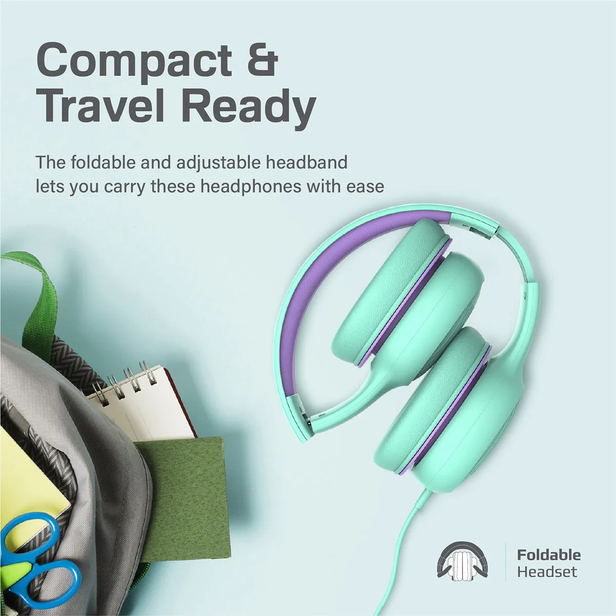 Over-Ear Hi-Definition SafeAudio™ Wired Headset