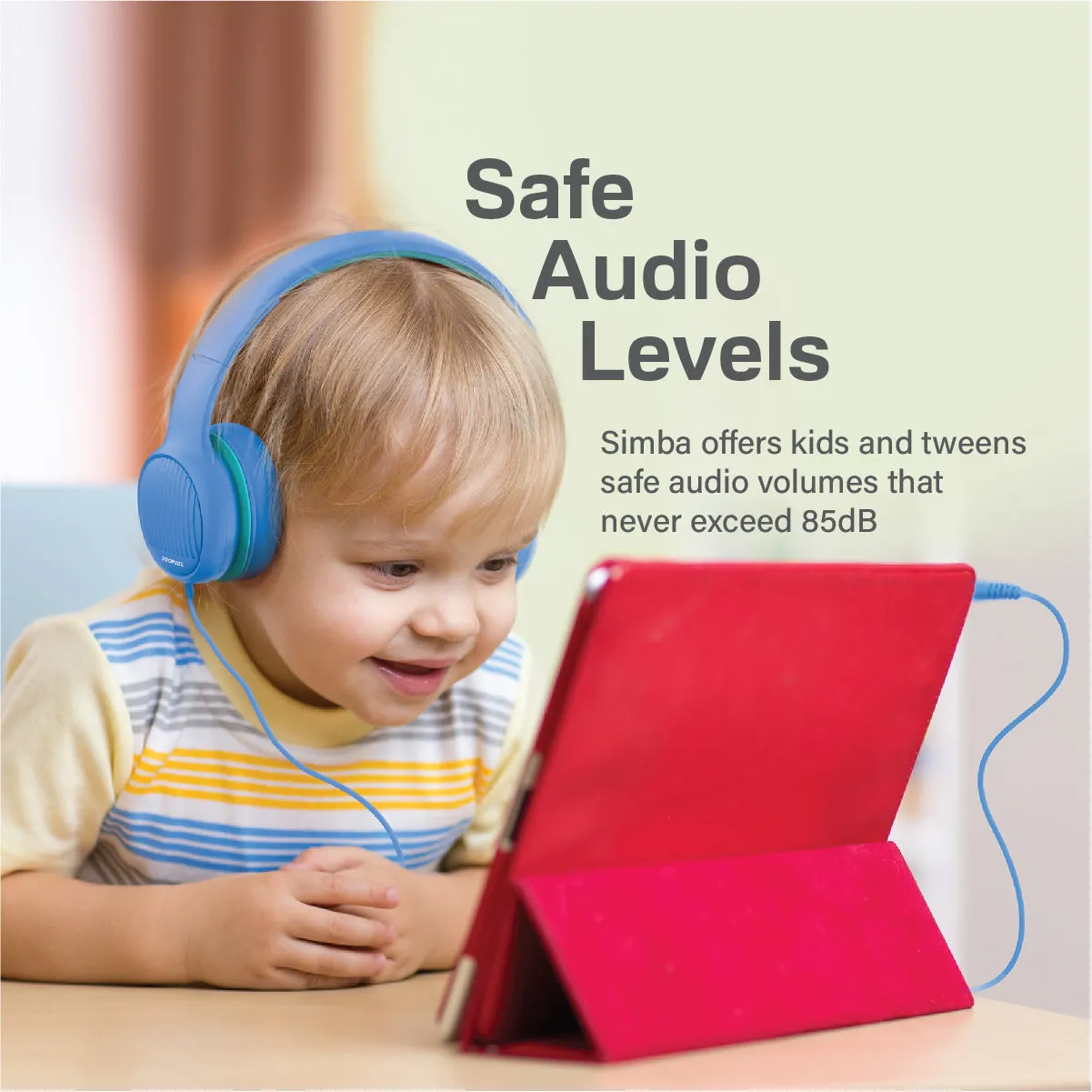 Over-Ear Hi-Definition SafeAudio™ Wired Headset