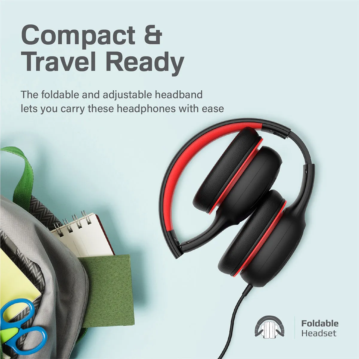 Over-Ear Hi-Definition SafeAudio™ Wired Headset