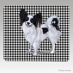 Papillon Houndstooth Mouse Pad