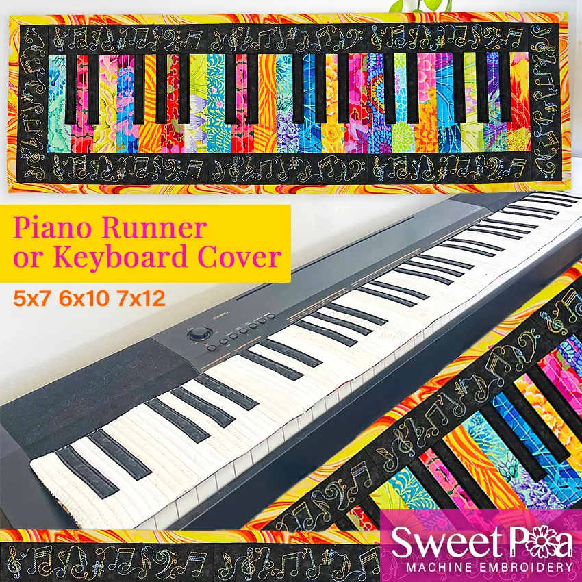 Piano Runner/Keyboard Cover