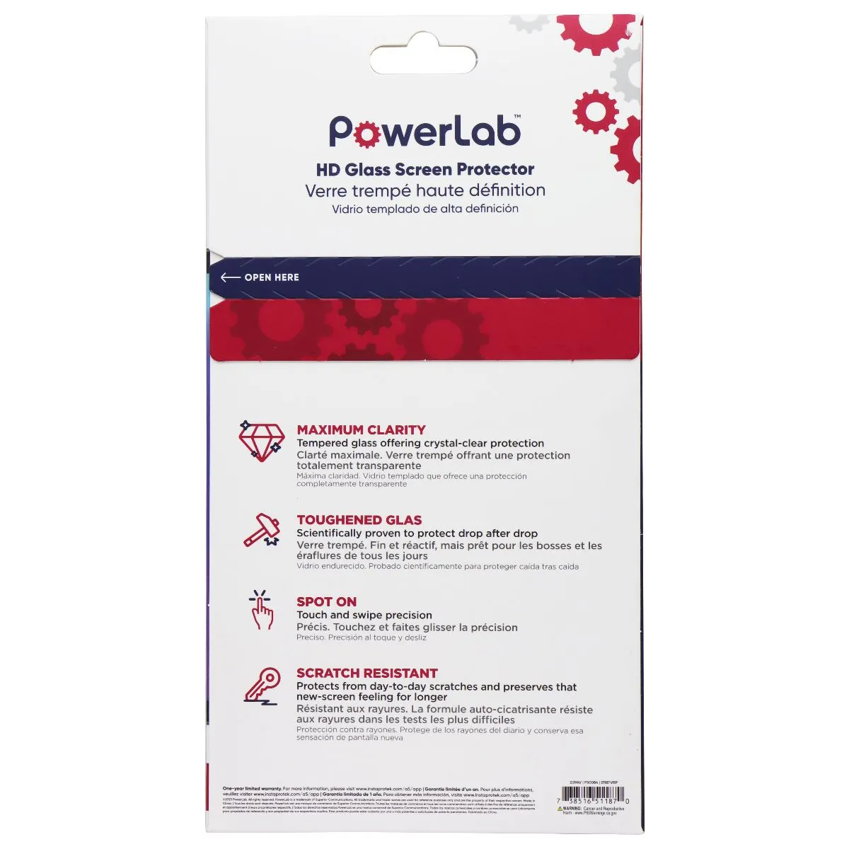 PowerLab HD Glass Screen Protector for TCL Tab 8 LE