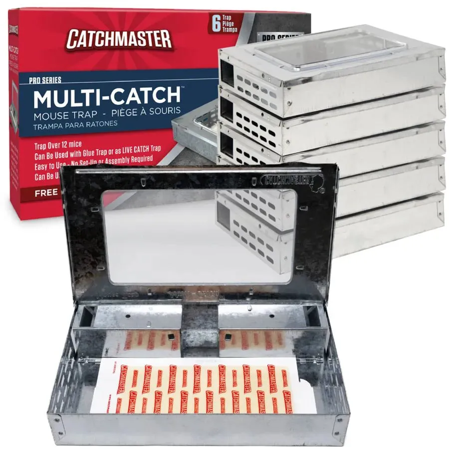 Pro Series Multi-Catch Mouse Trap & Glue Board Traps