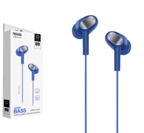 Pro Stima Sab A214 Headphones With Micro Blue