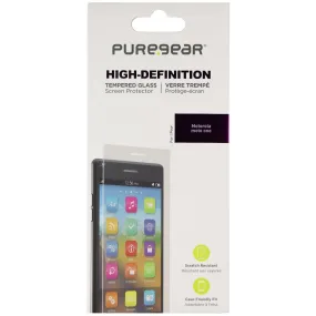 PureGear High-Definition Tempered Glass Screen Protector for Motorola Moto One