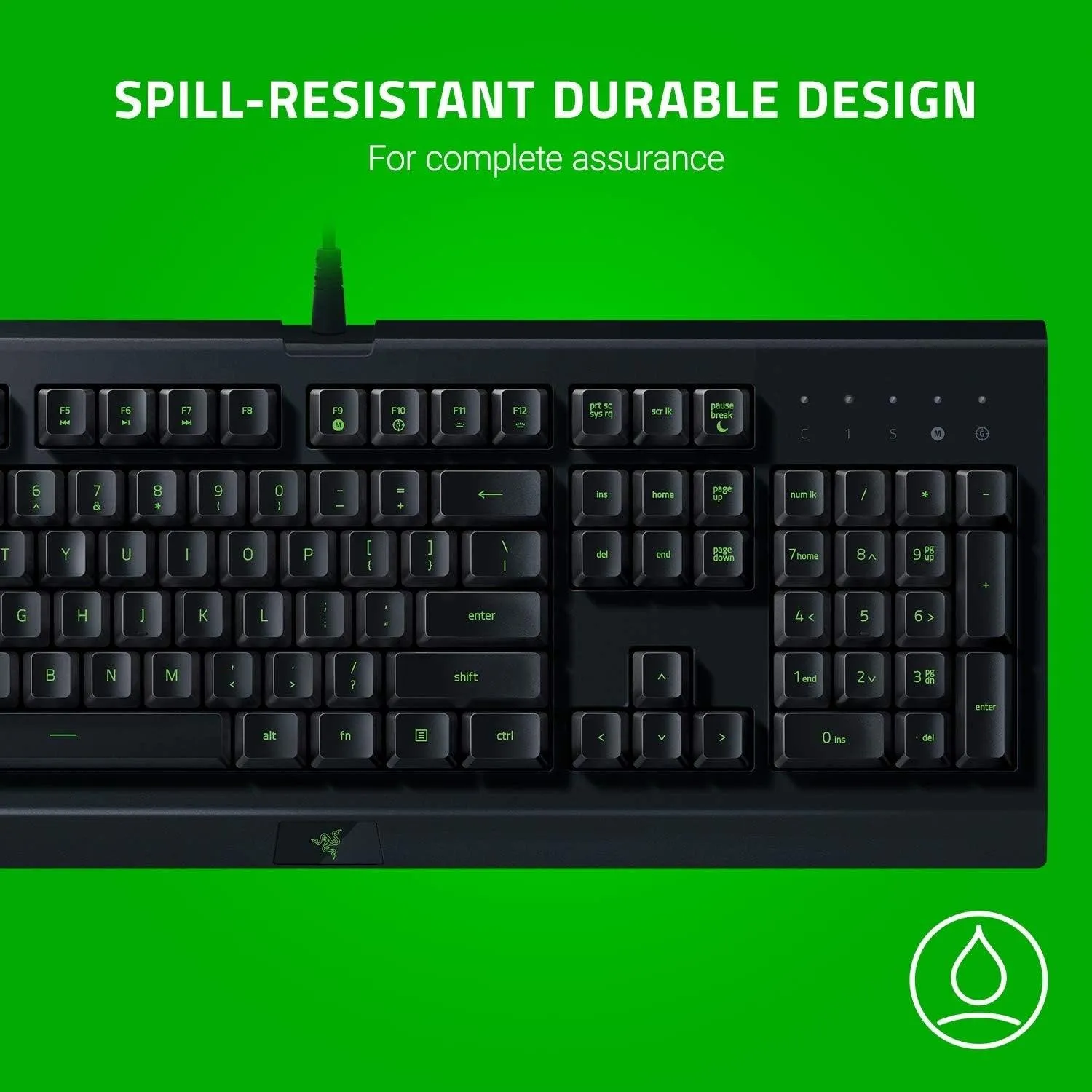 Razer Cynosa Lite Essential Gaming Keyboard RGB Chroma Lighting Programmable