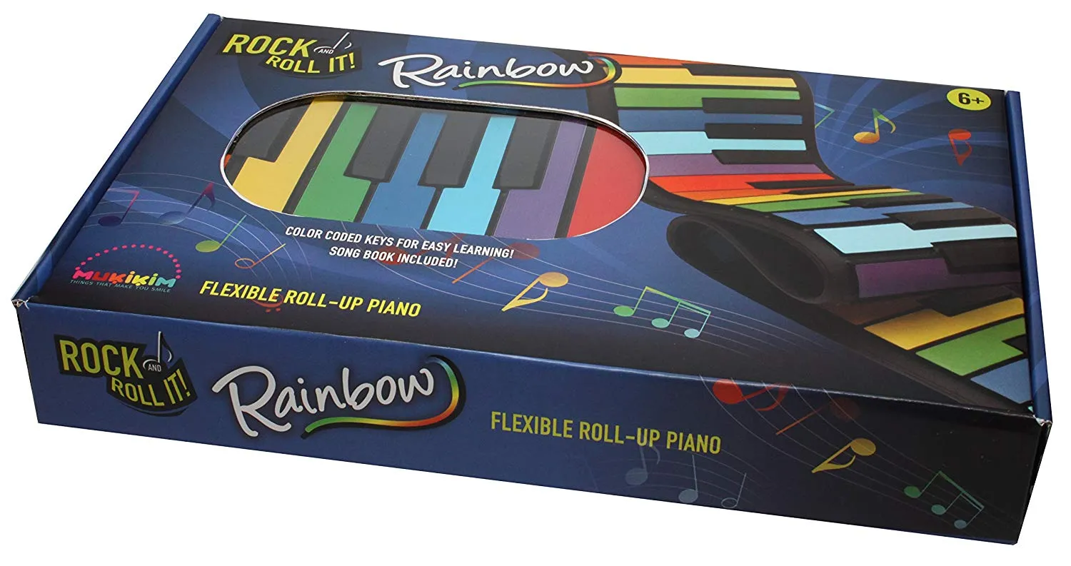 Rock & Roll It Rainbow Roll Up Piano