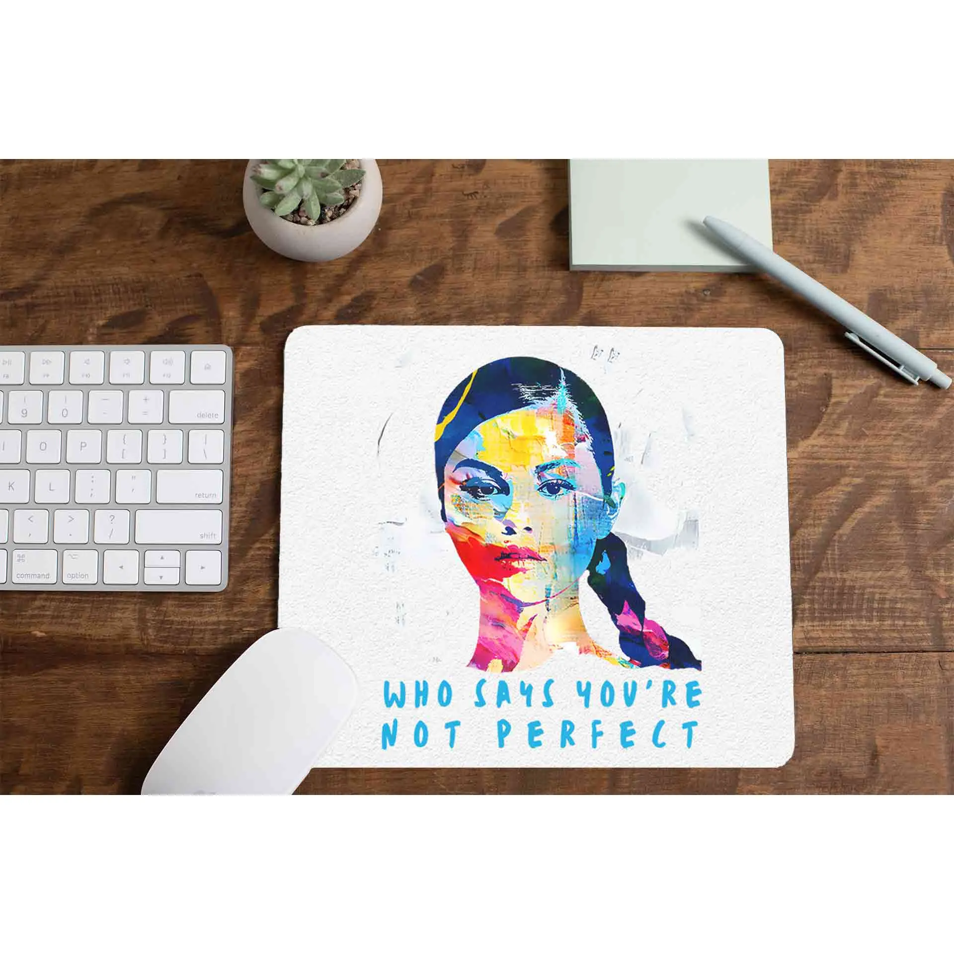 Selena Gomez Mousepad - Who Says You're Not Perfect