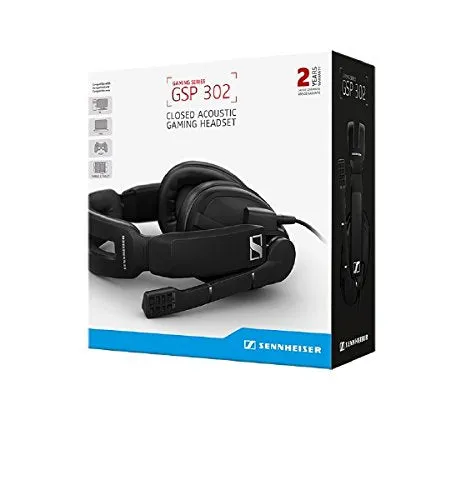 Sennheiser GSP 302 Closed Back Gaming Headset for PC, Mac, PS4 and Xbox One