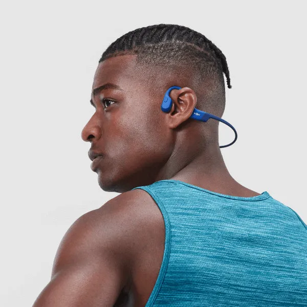 Shokz Openrun Mini Headphones Wireless Neck-Band Calls/Music Bluetooth Blue