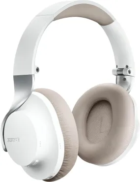 Shure AONIC 40 Wireless Over-Ear Bluetooth Headphones - Noise Cancelling, 25-Hour Battery, Studio Sound, Mic, White