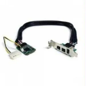 Startech 3 Port 2b 1a 1394 Mini Pci Express Firewire Card Adapter