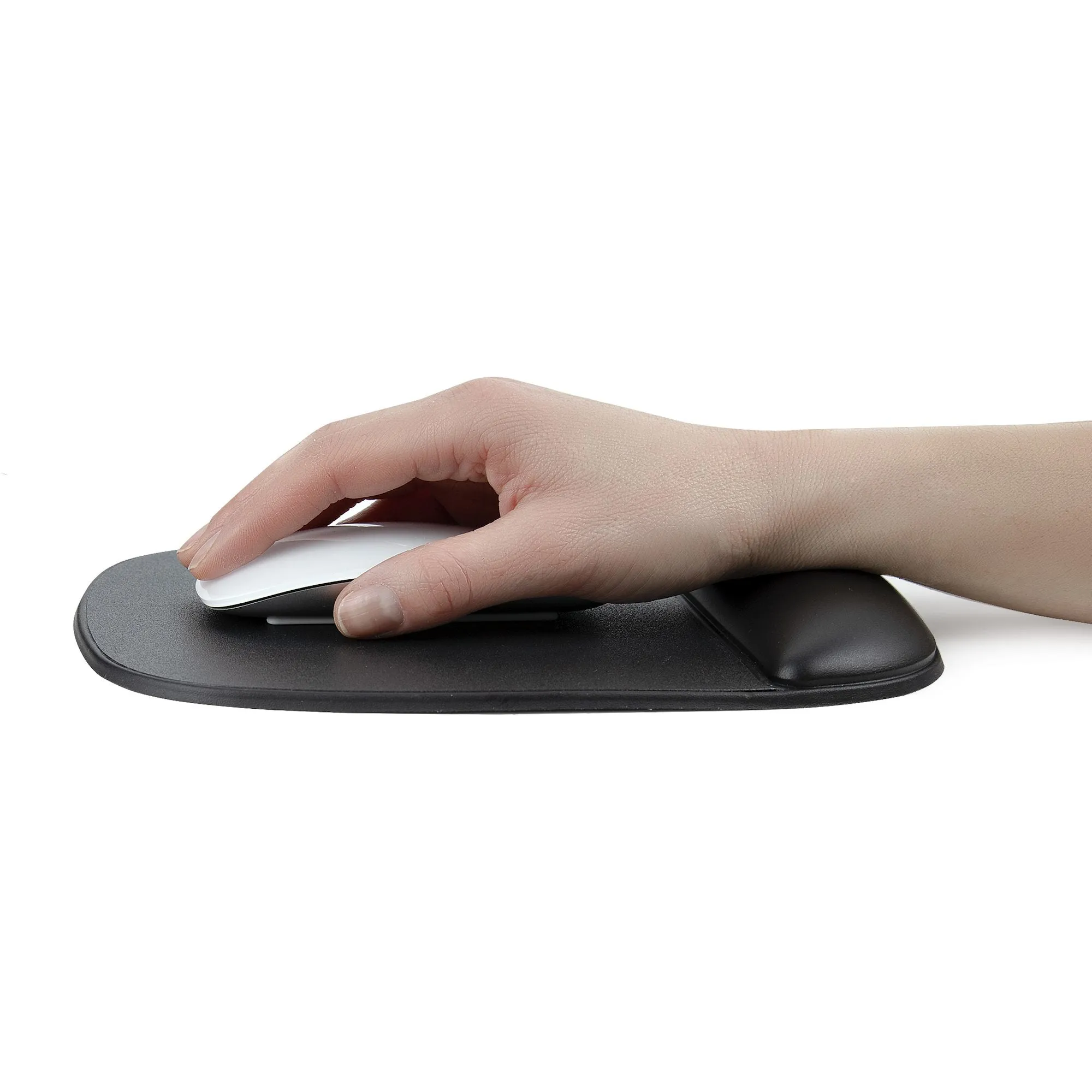 Startech.Com Mouse Pad With Hand Rest, 6.7X7.1X 0.8 In (17X18x2cm), Ergonomic Mouse Pad With Wrist Support, Desk Wrist P