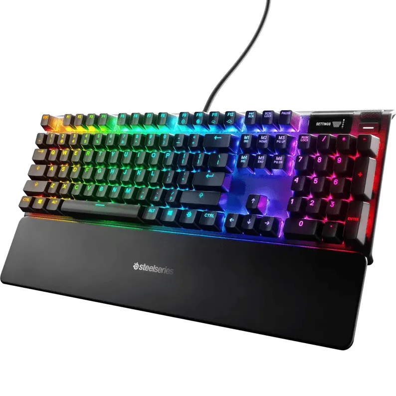 SteelSeries Apex 7 Gaming Keyboard RGB Linear Red Switch Full Size