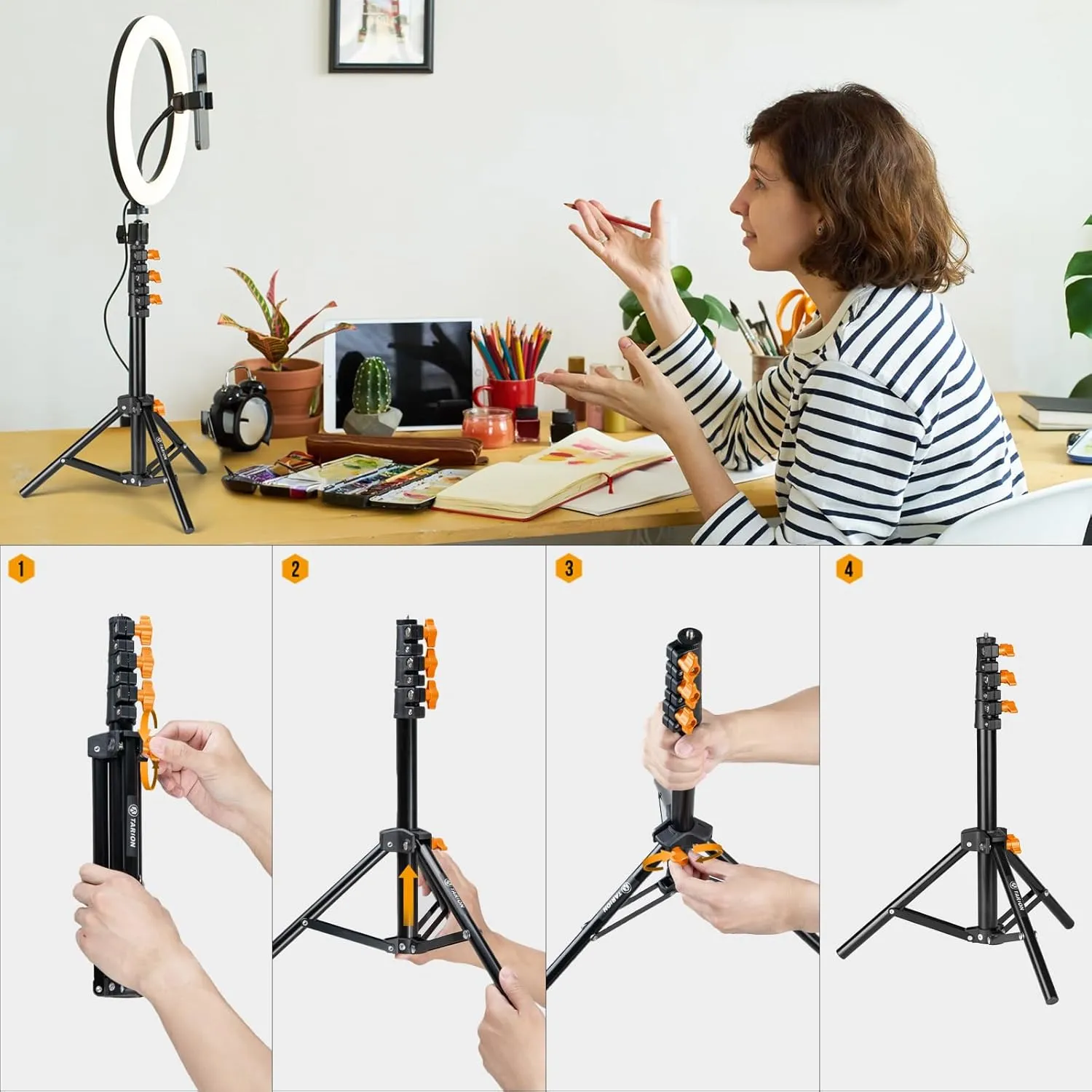 TLS-01 Light Stand Portable 130 CM