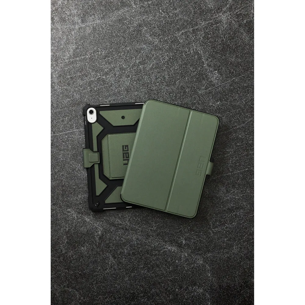 Urban Armour Gear Metropolis Folio Case For iPad 10.9 Gen 10 (Olive)