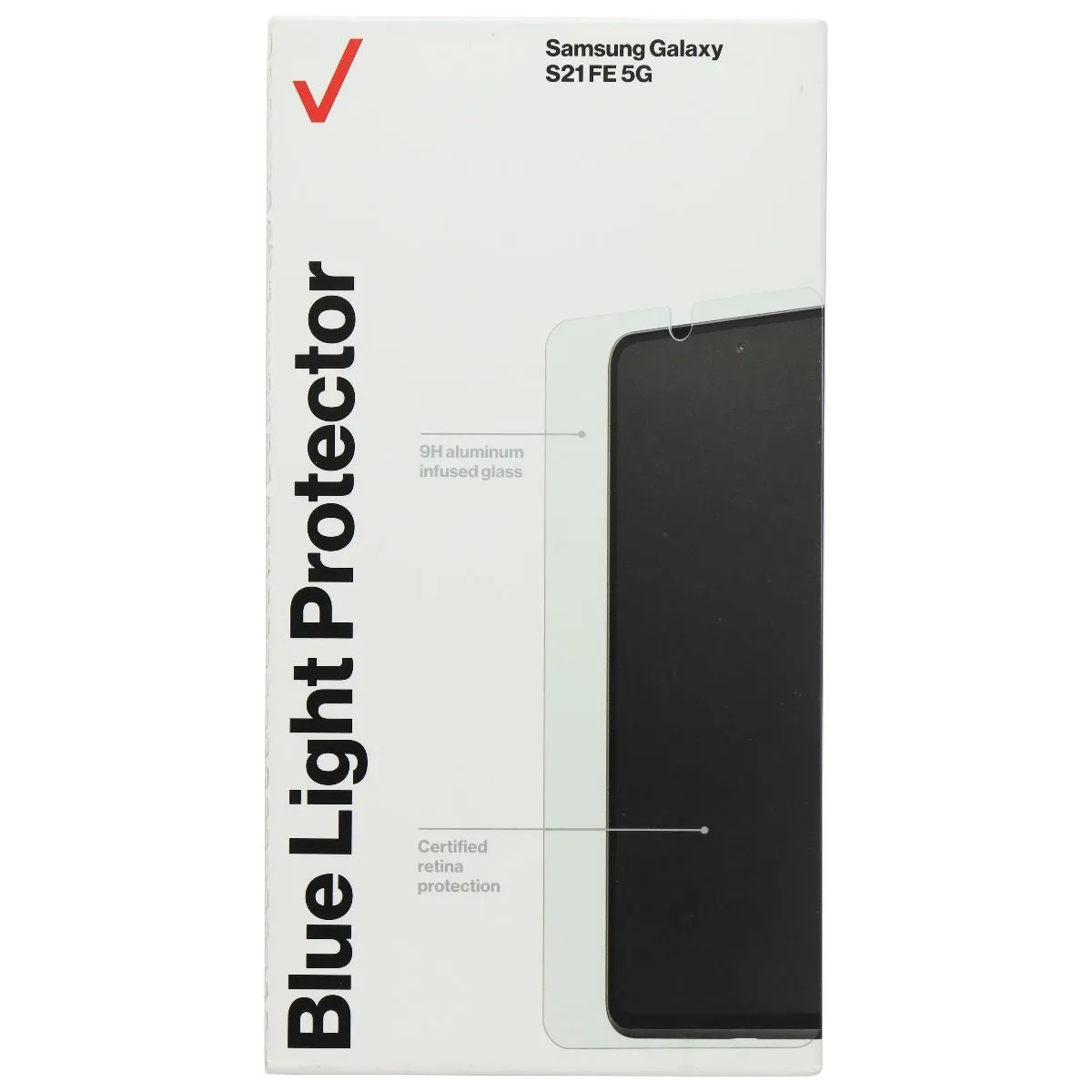 Verizon Blue Light Screen Protector for Samsung Galaxy S21 FE 5G - Clear/Tinted