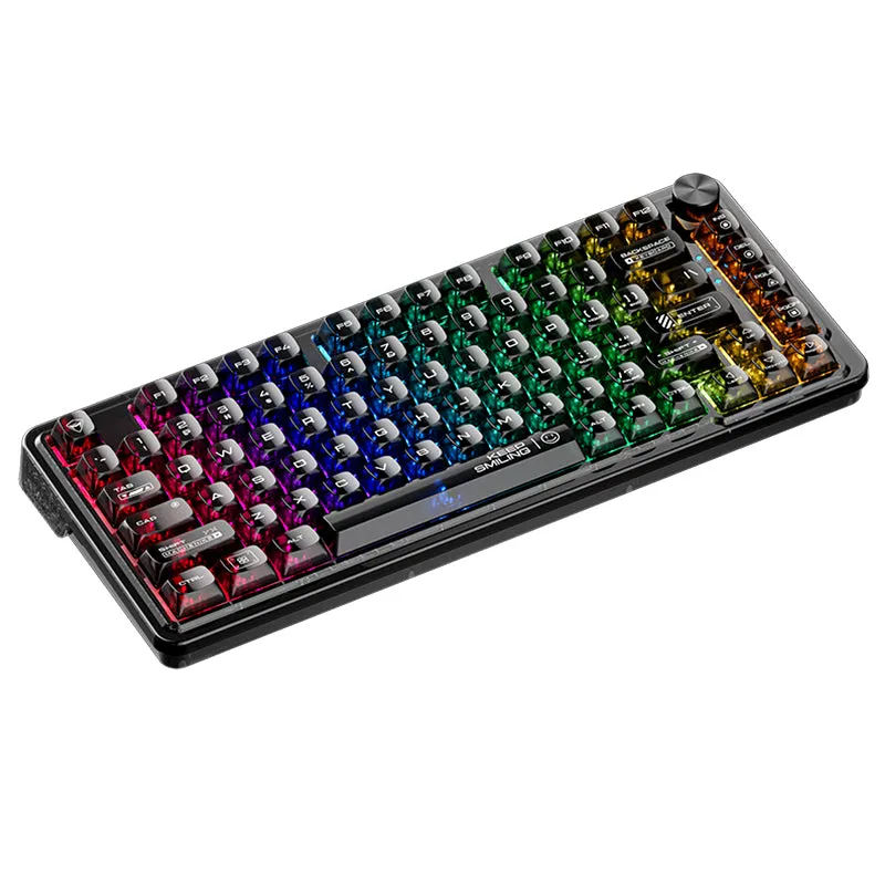 WhatGeek x Machenike K500F-B81 RGB Clear Mechanical Keyboard