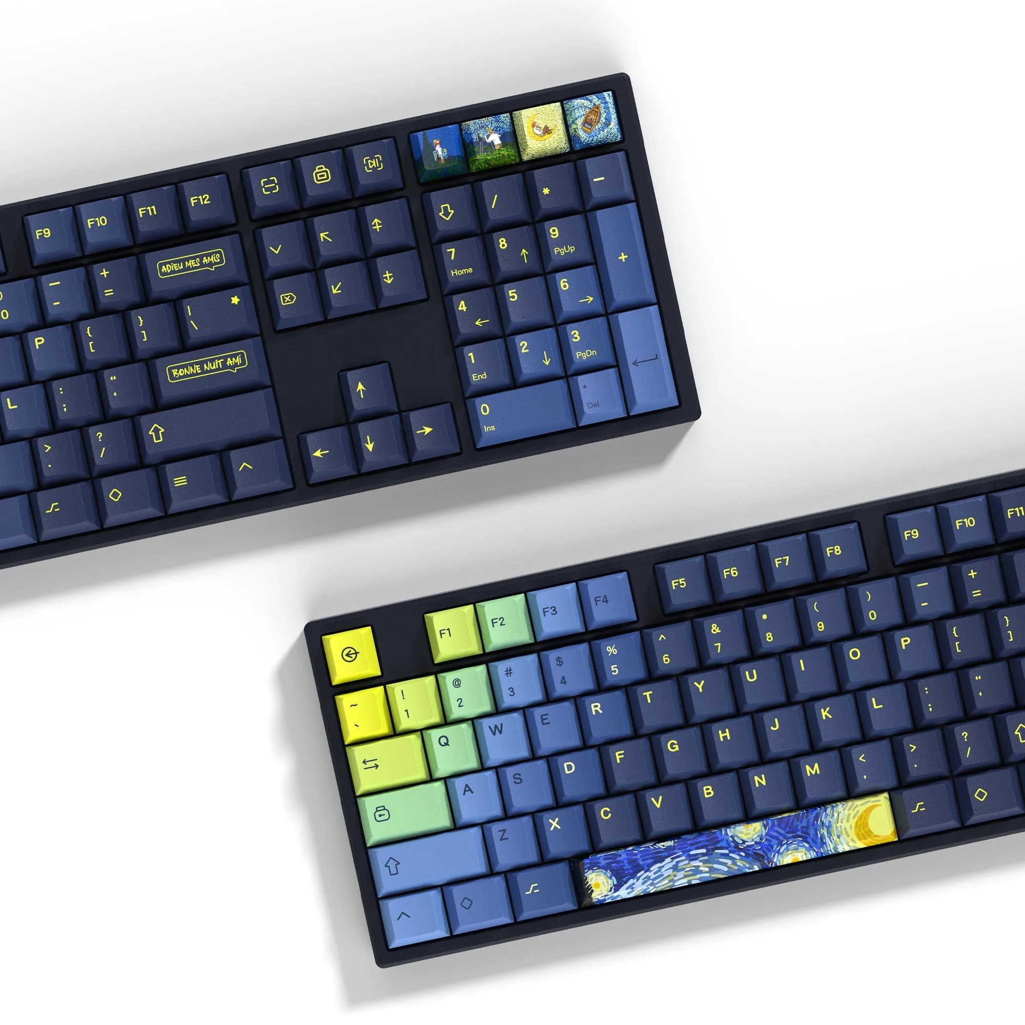 Womier The Starry Night Cherry Profile 131-Key Dye Sublimation PBT Keycap Set