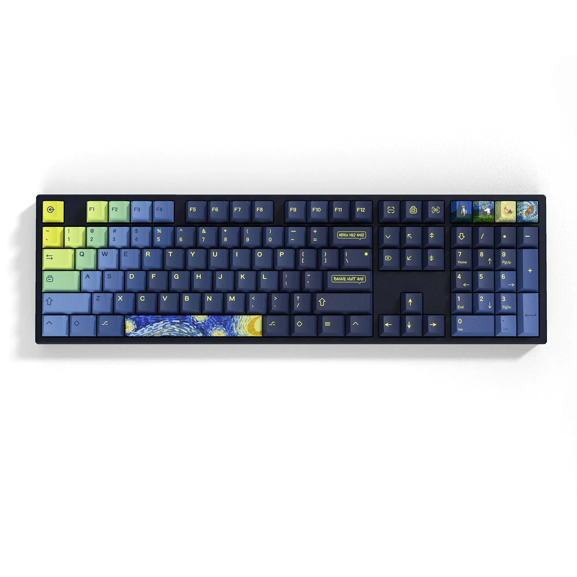 Womier The Starry Night Cherry Profile 131-Key Dye Sublimation PBT Keycap Set