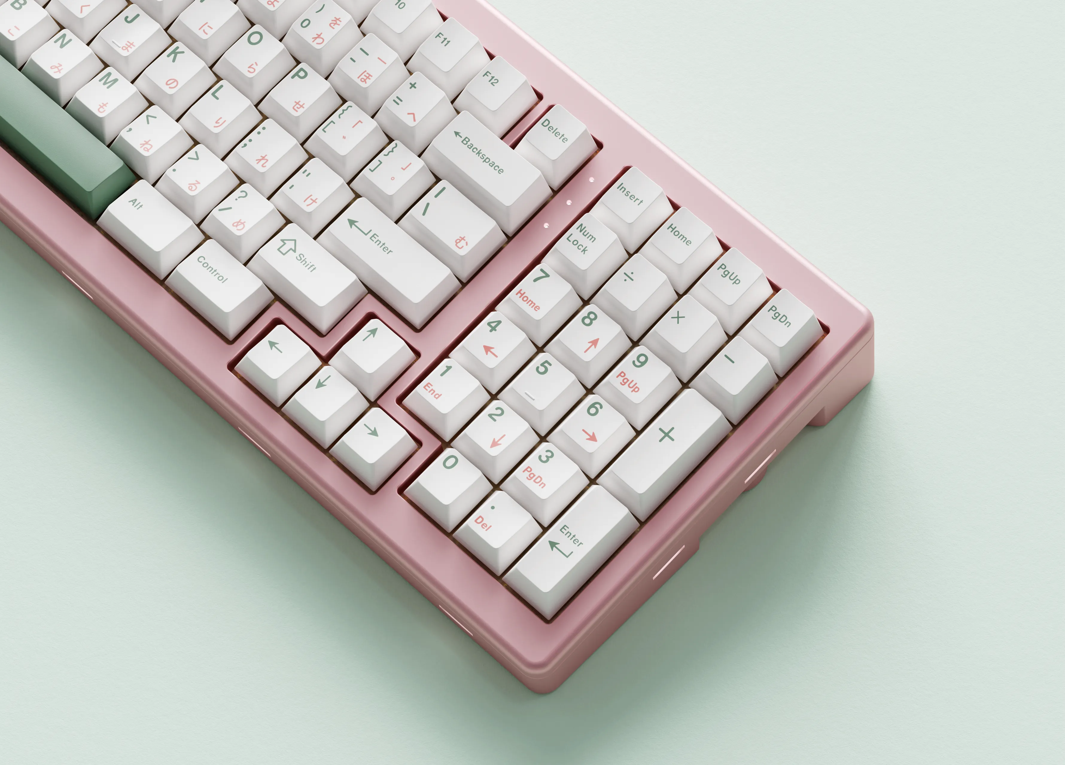 XMI Matcha Sakura Keycaps