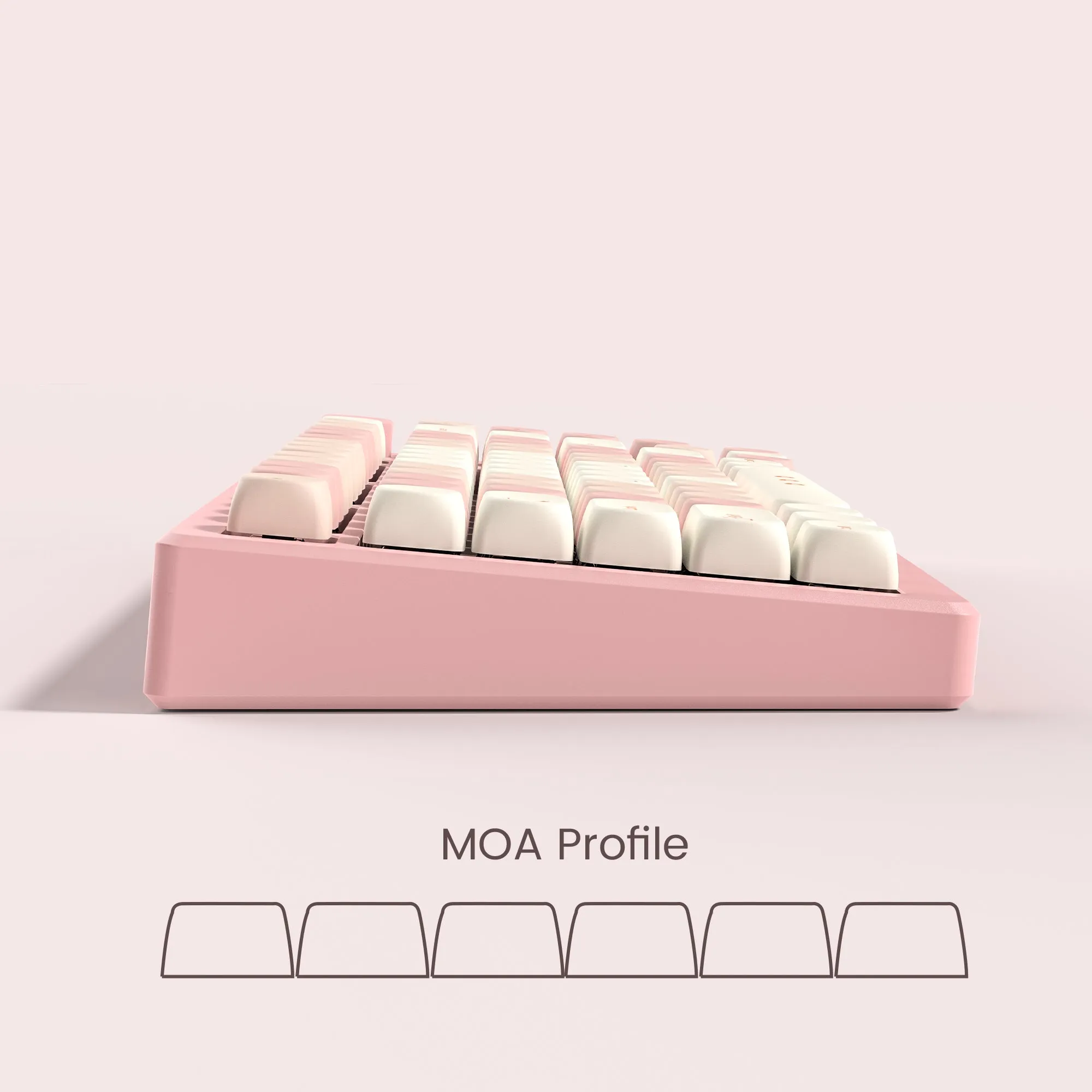 XVX Cherry Pudding 143-Key MOA Profile Dye-Sub PBT Keycap Set