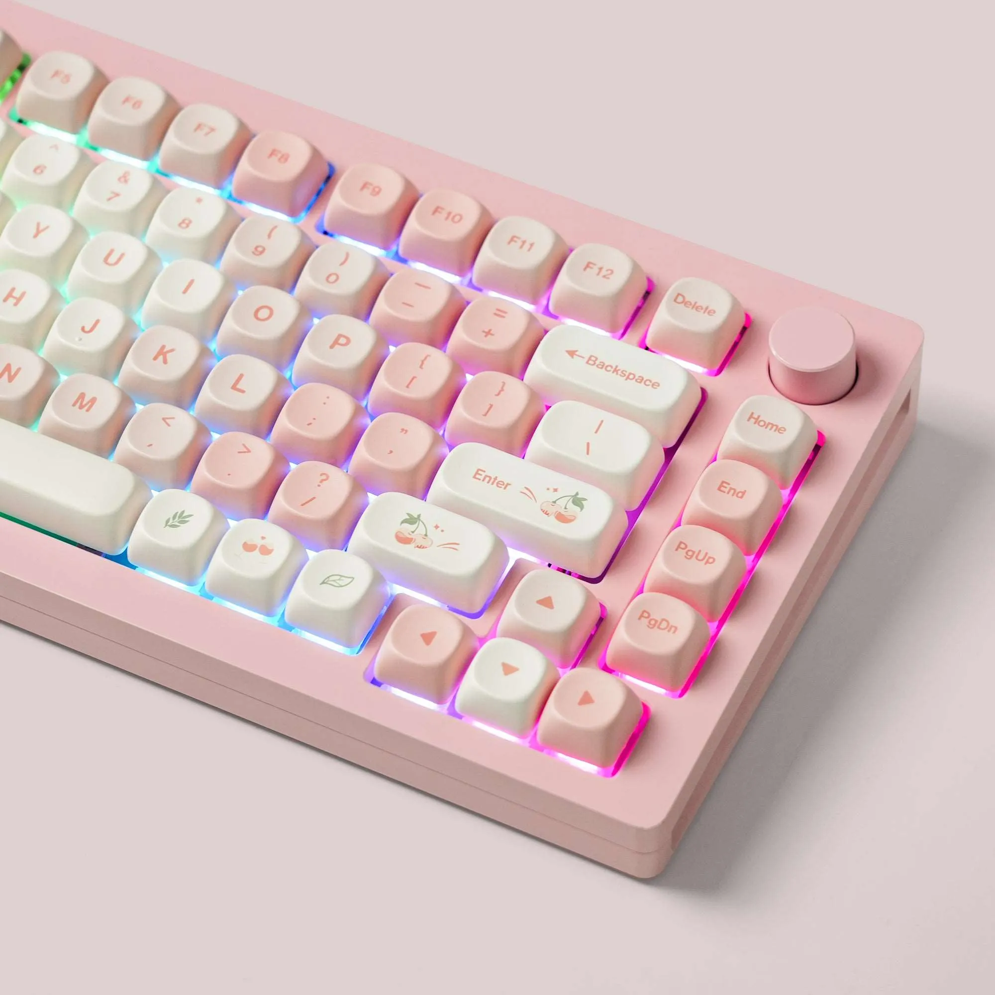 XVX Cherry Pudding 143-Key MOA Profile Dye-Sub PBT Keycap Set