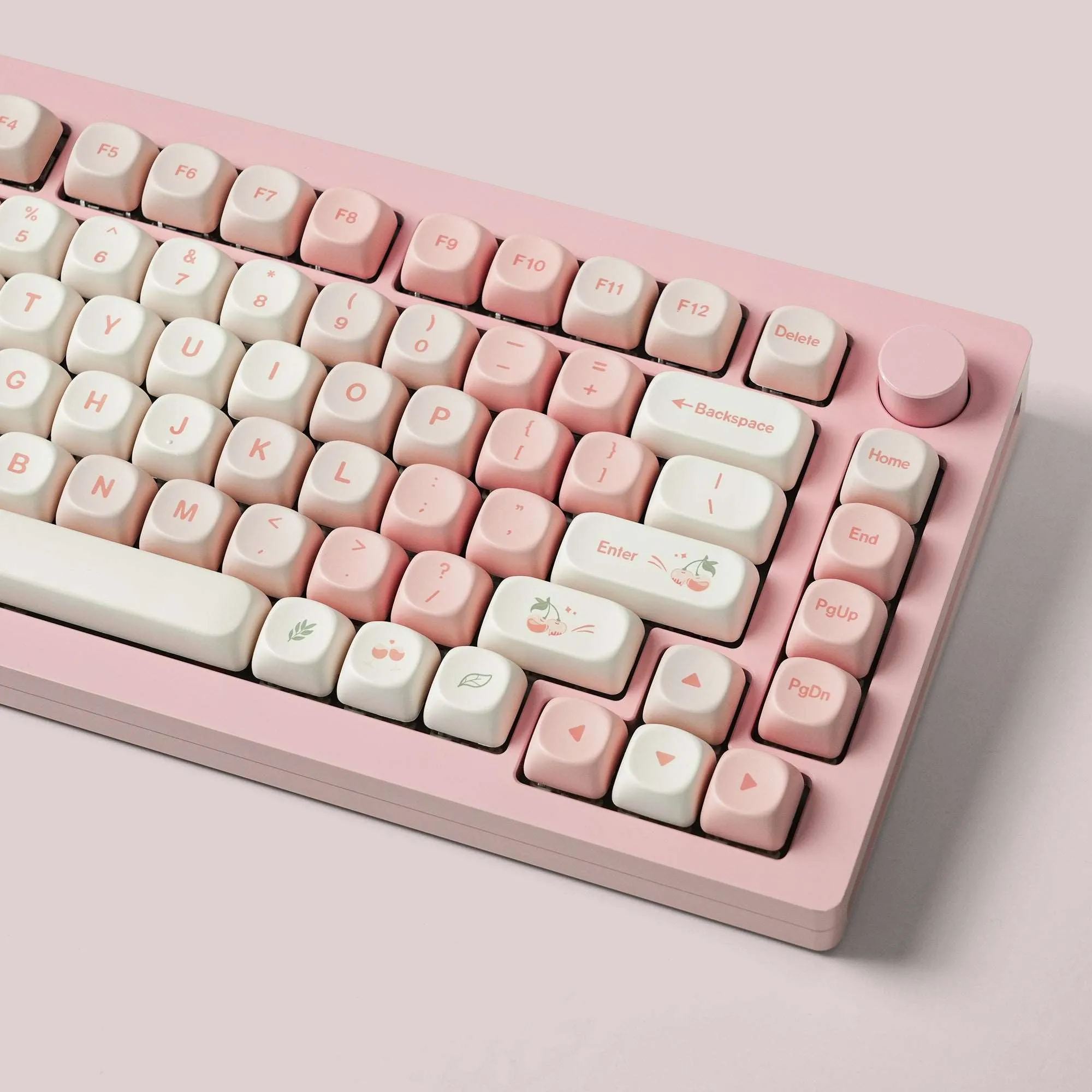 XVX Cherry Pudding 143-Key MOA Profile Dye-Sub PBT Keycap Set