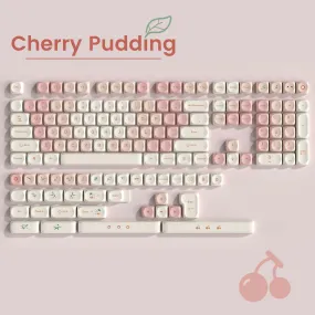 XVX Cherry Pudding 143-Key MOA Profile Dye-Sub PBT Keycap Set