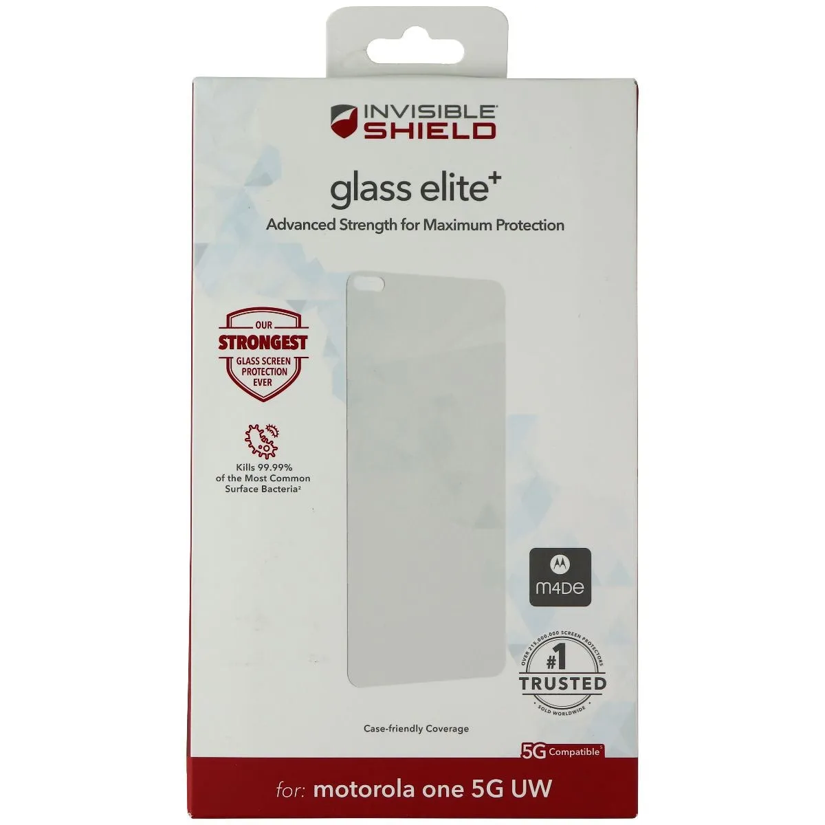 ZAGG Invisible Shield Glass Elite  Plus Screen Protector for Motorola one 5G UW