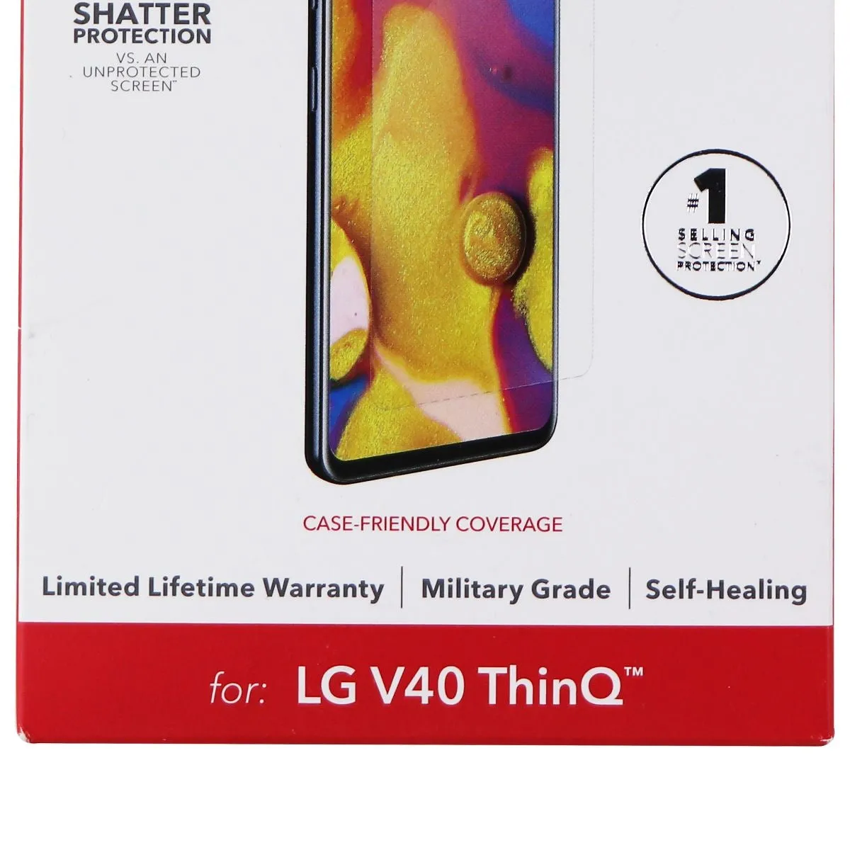 ZAGG Invisible Shield HD Ultra Clarity Screen Protector for LG V40 ThinQ